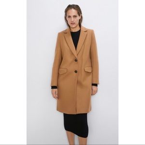 Zara camel coat